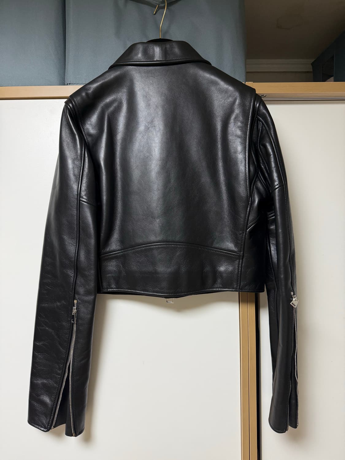 보테가 베네타 크롭 가죽 자켓 it42 상품이미지2