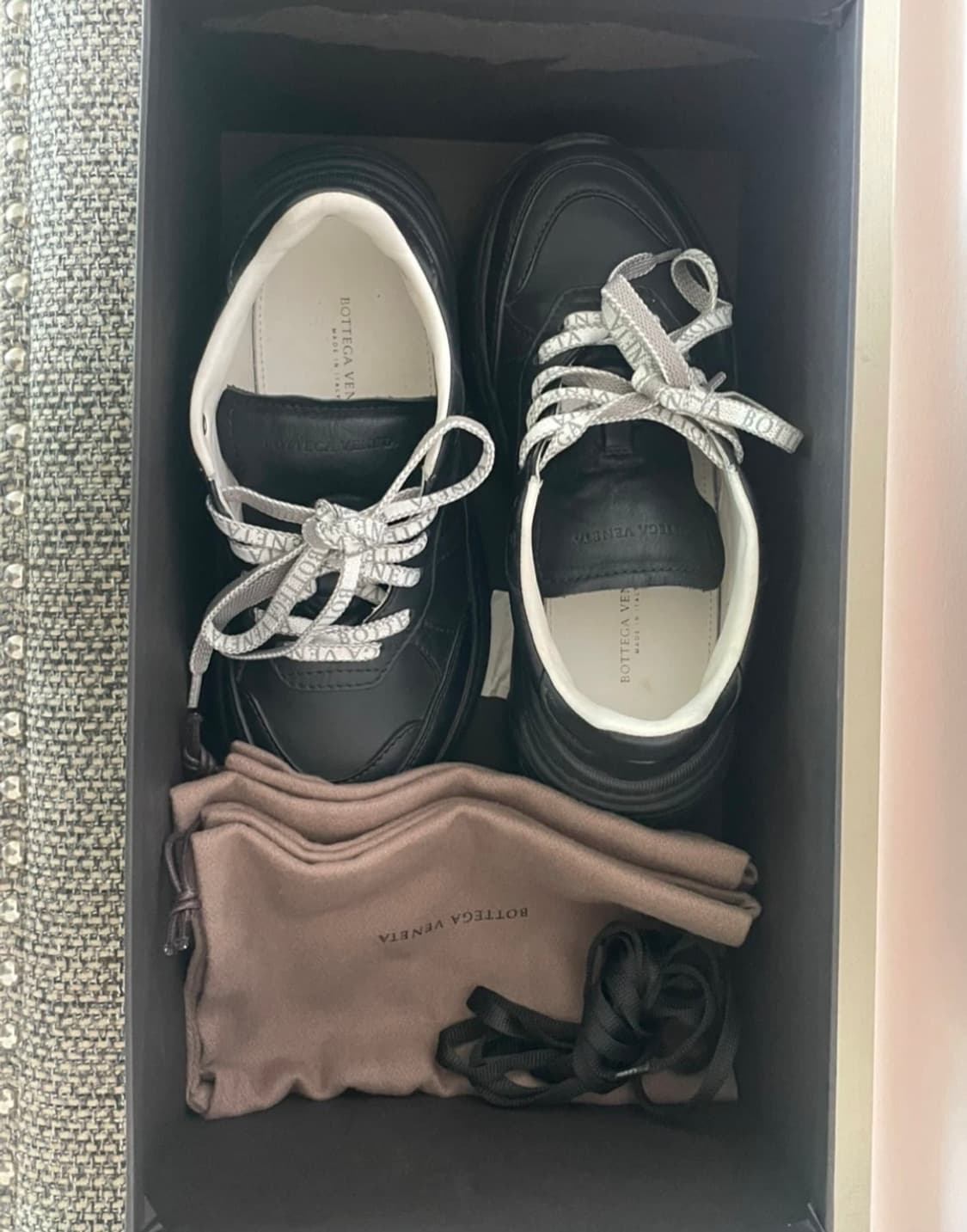 보테가베네타 스피드스터 블랙 스니커즈 상품이미지6