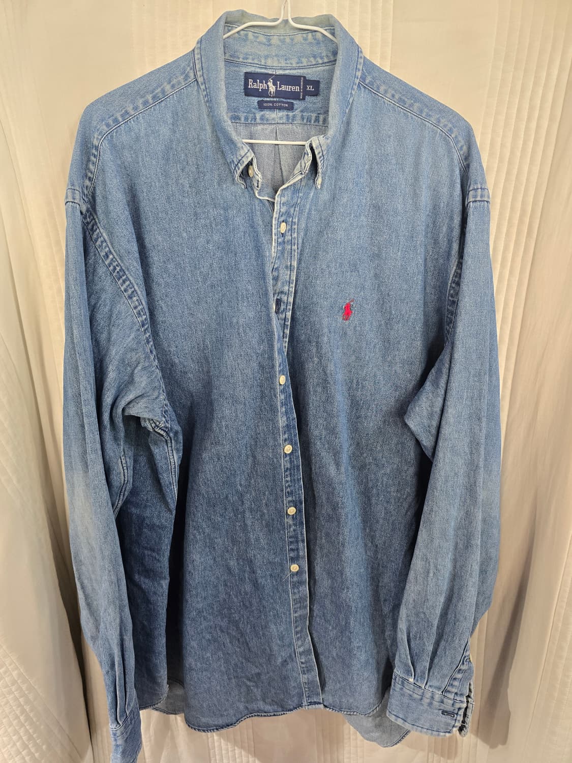 폴로 랄프로렌 오버핏 빈티지 청남방  상품이미지2