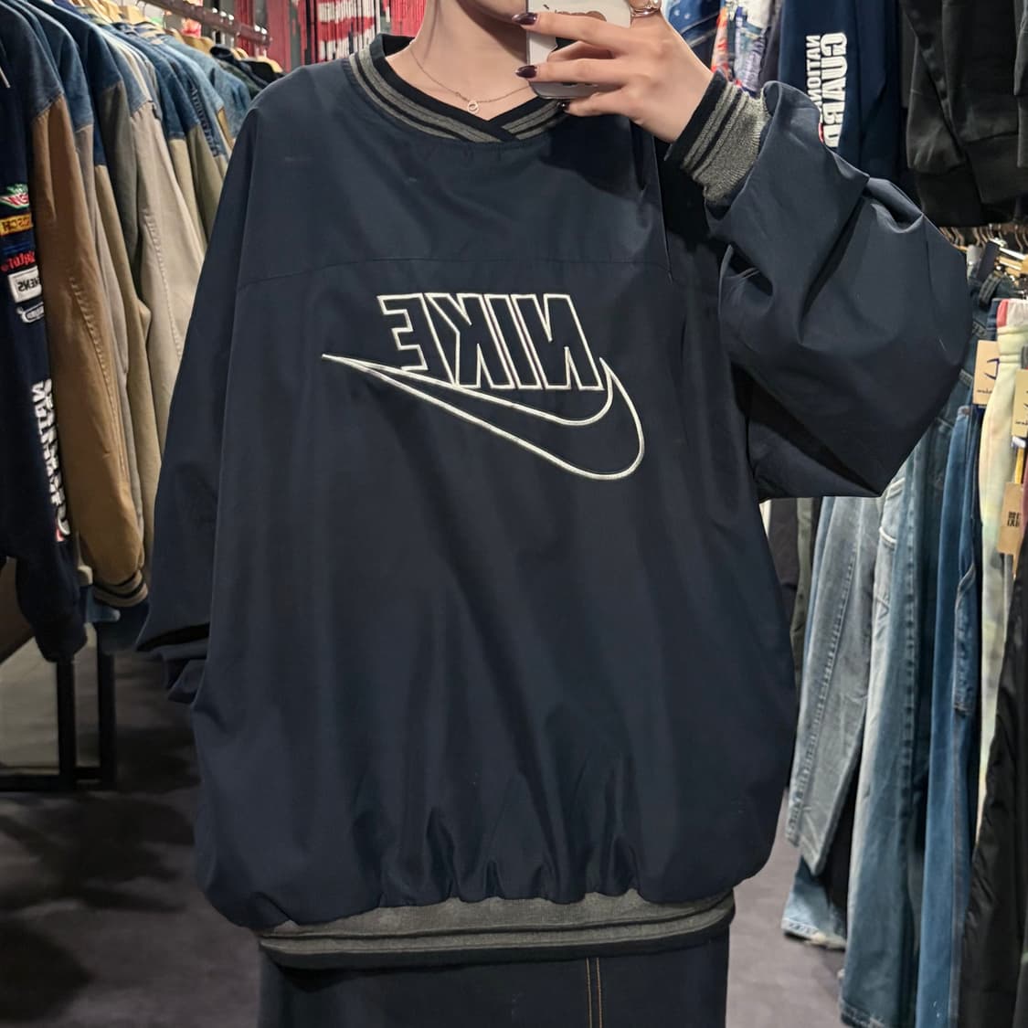 [IM] Nike 나이키 스우시 웜업 네이비 상품이미지4