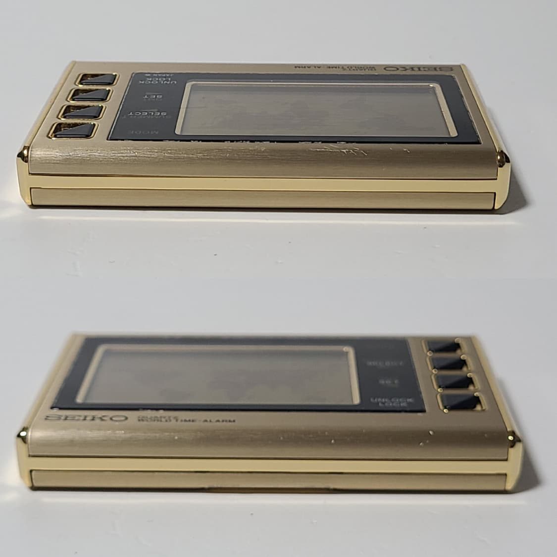 세이코 빈티지 탁상 카드형 시계 월드 타임 알람 EK701G 상품이미지5