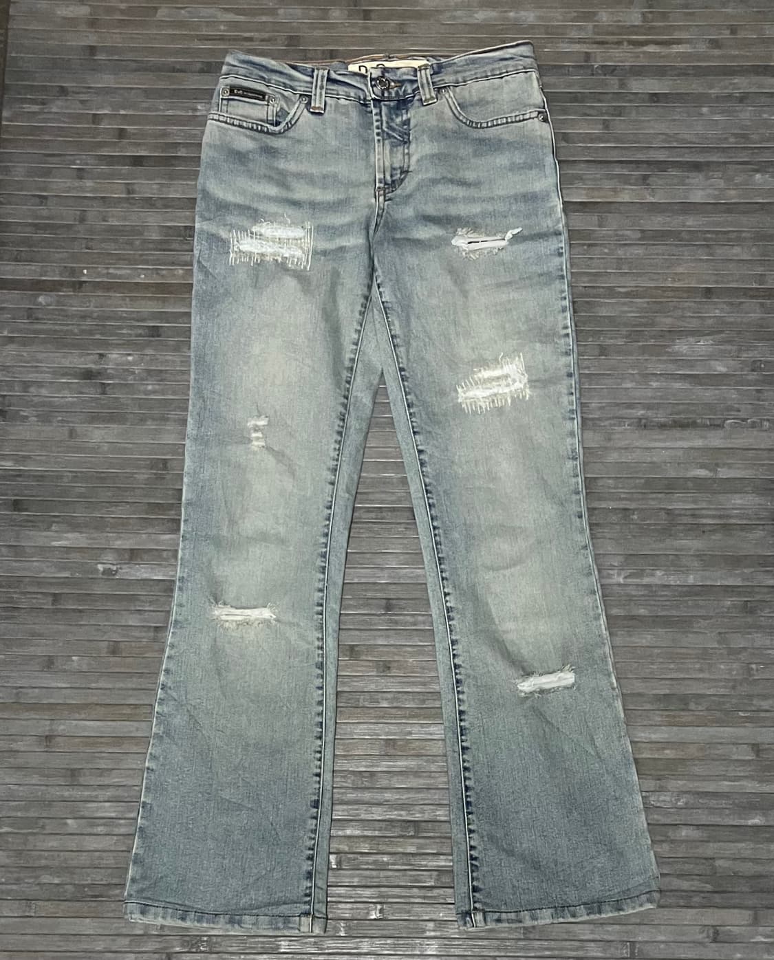 00’s destroyed bootcut denim 상품이미지1