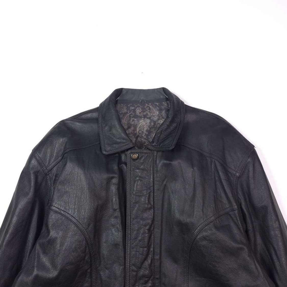 빈티지 리얼 양가죽 페이즐리 안감 카코트 상품이미지3