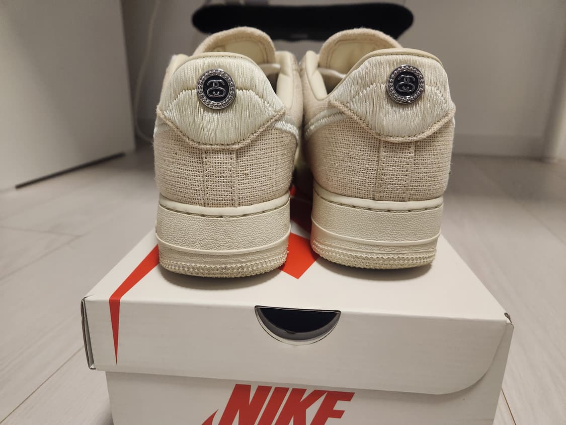 나이키 x 스투시 에어포스1 로우 fossil 상품이미지5