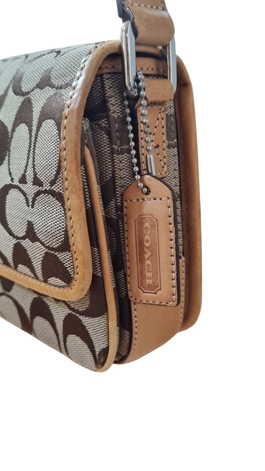 코치(COACH) 빈티지 시그니처 바게트 숄더백 y2k 갸루 히메 상품이미지4