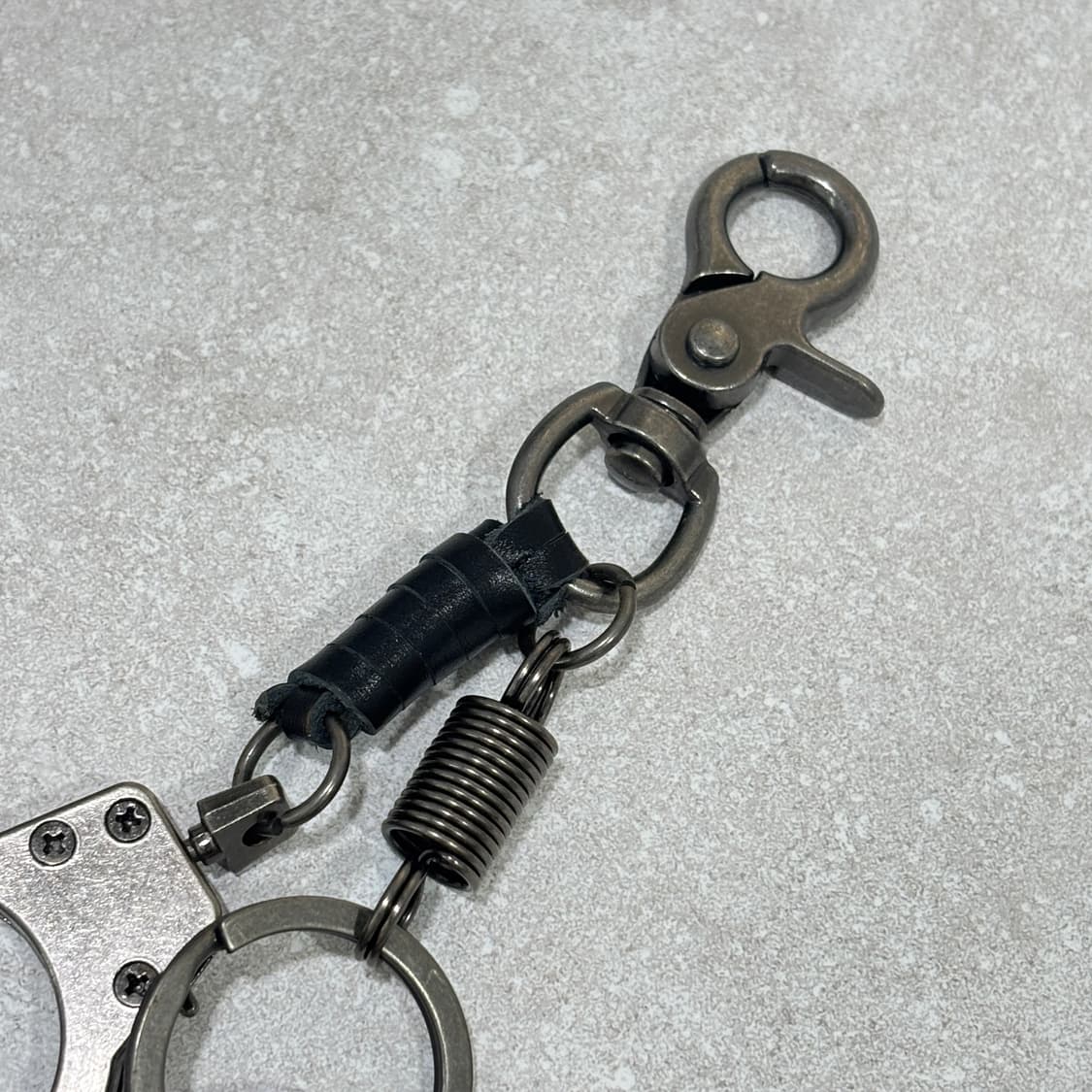 Oribell 열쇠 수갑 빈티지 소가죽 키링 열쇠고리 상품이미지4