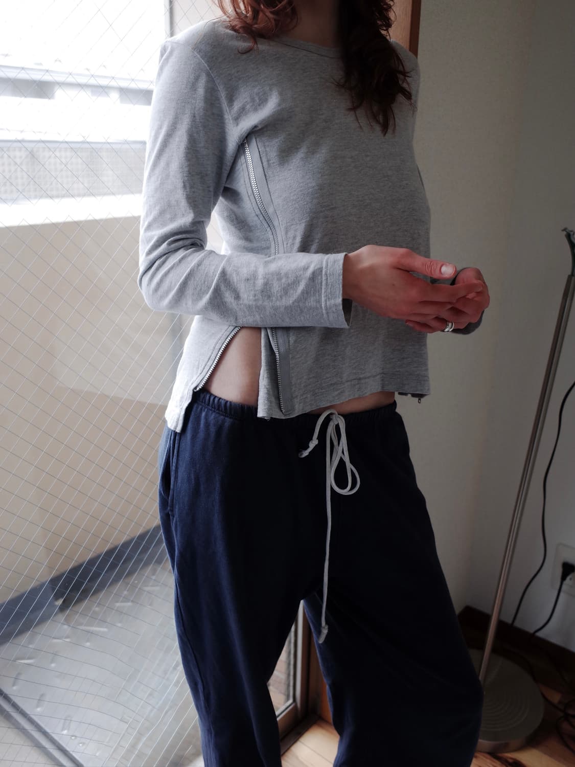 꼼데가르송 사이드지퍼 슬리브탑 상품이미지5