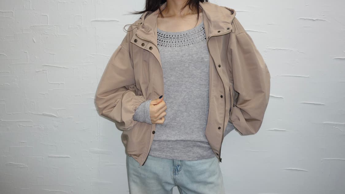 beige short windbreakers 상품이미지3