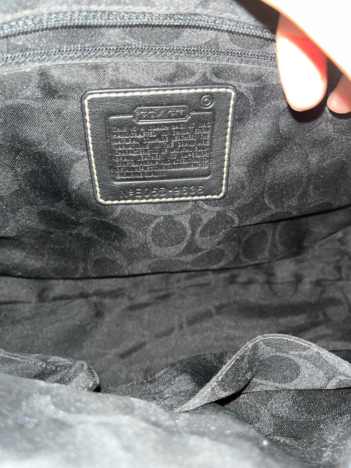 📦 2000y2k Coach Allblack shoulder bag 상품이미지8