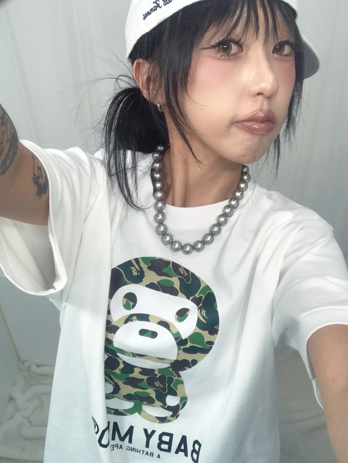 <Camouflage BabyMilo Printing T-shirt > 상품이미지6