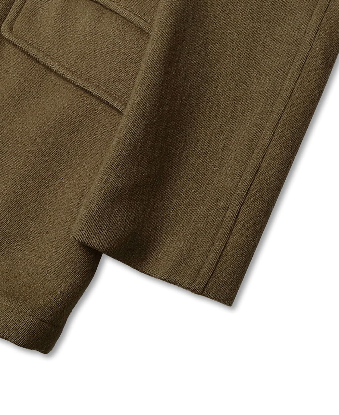 카모시타 [Camoshita] 재팬 클래식 카키 니트 피코트 상품이미지5