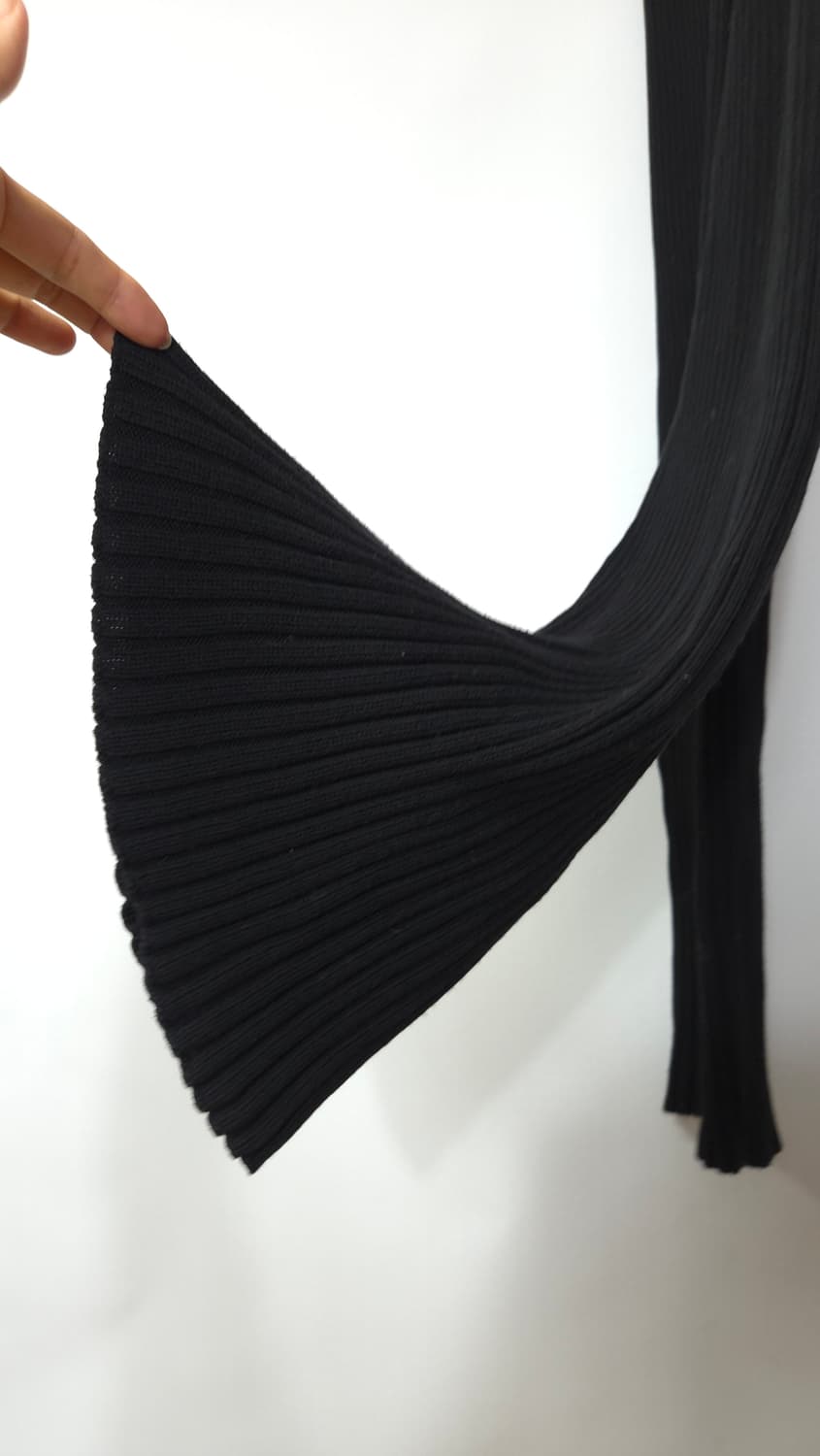 한섬 레어뷰 2021 니트 블랙 밴딩 팬츠 S 사이즈 상품이미지4