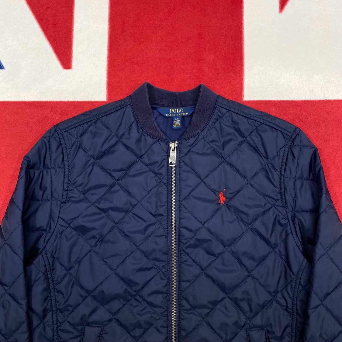 폴로 퀼팅자켓 실측 여성 55 상품이미지3