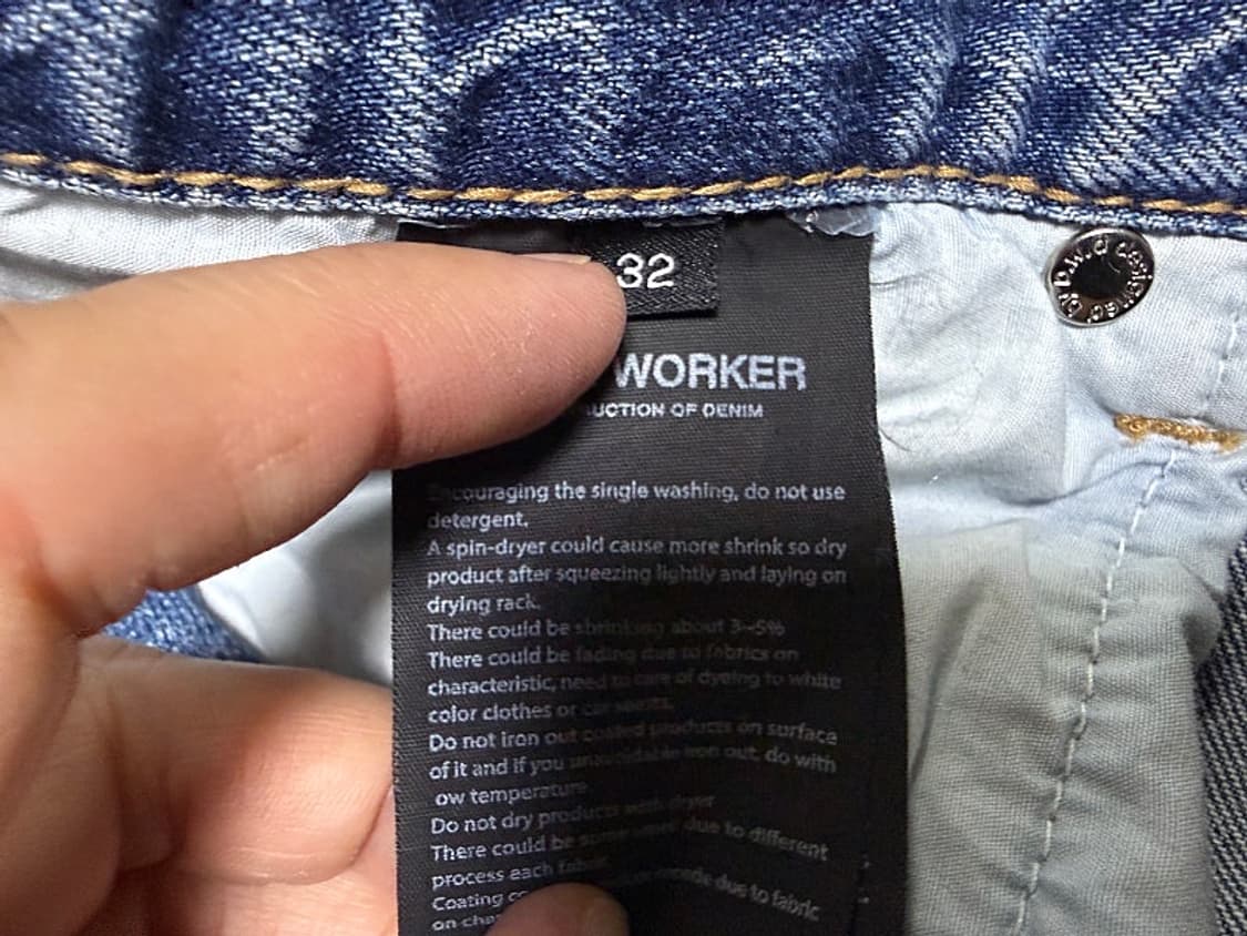 파스워커 청바지 남성용 32인치 상품이미지8