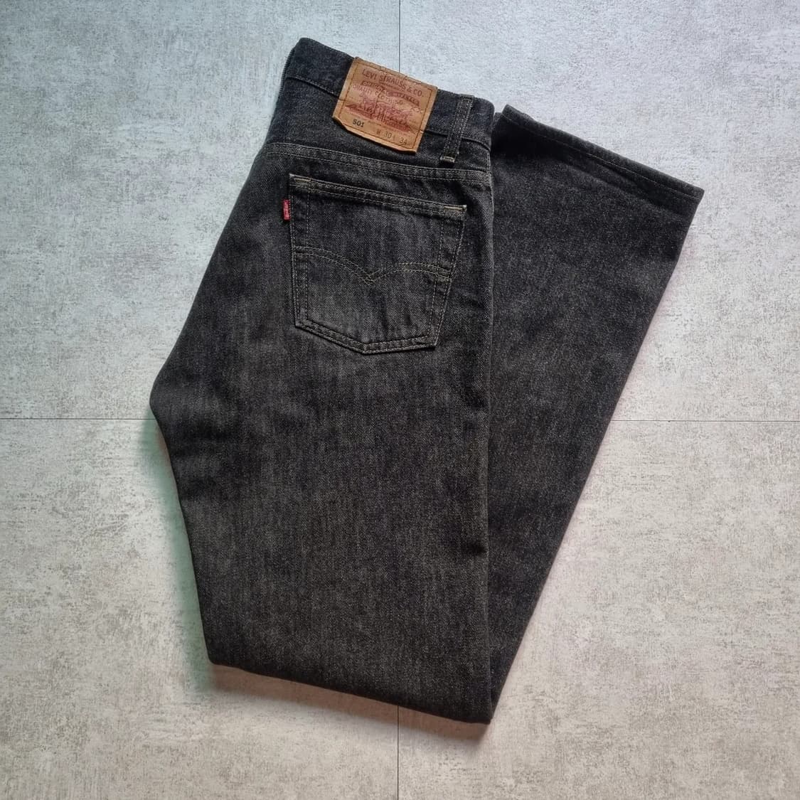 90s USA Levis 501-0658 블랙진 30~1/32 상품이미지1