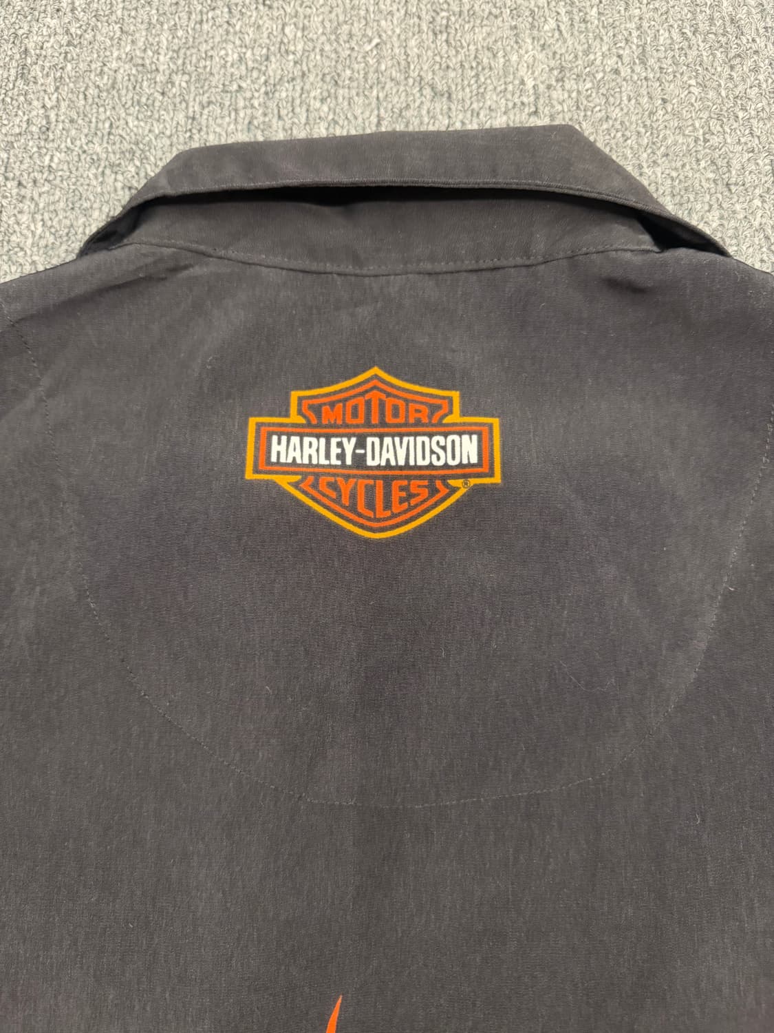 M) 할리데이비슨 빈티지 플레임 그래픽 반팔셔츠 상품이미지6