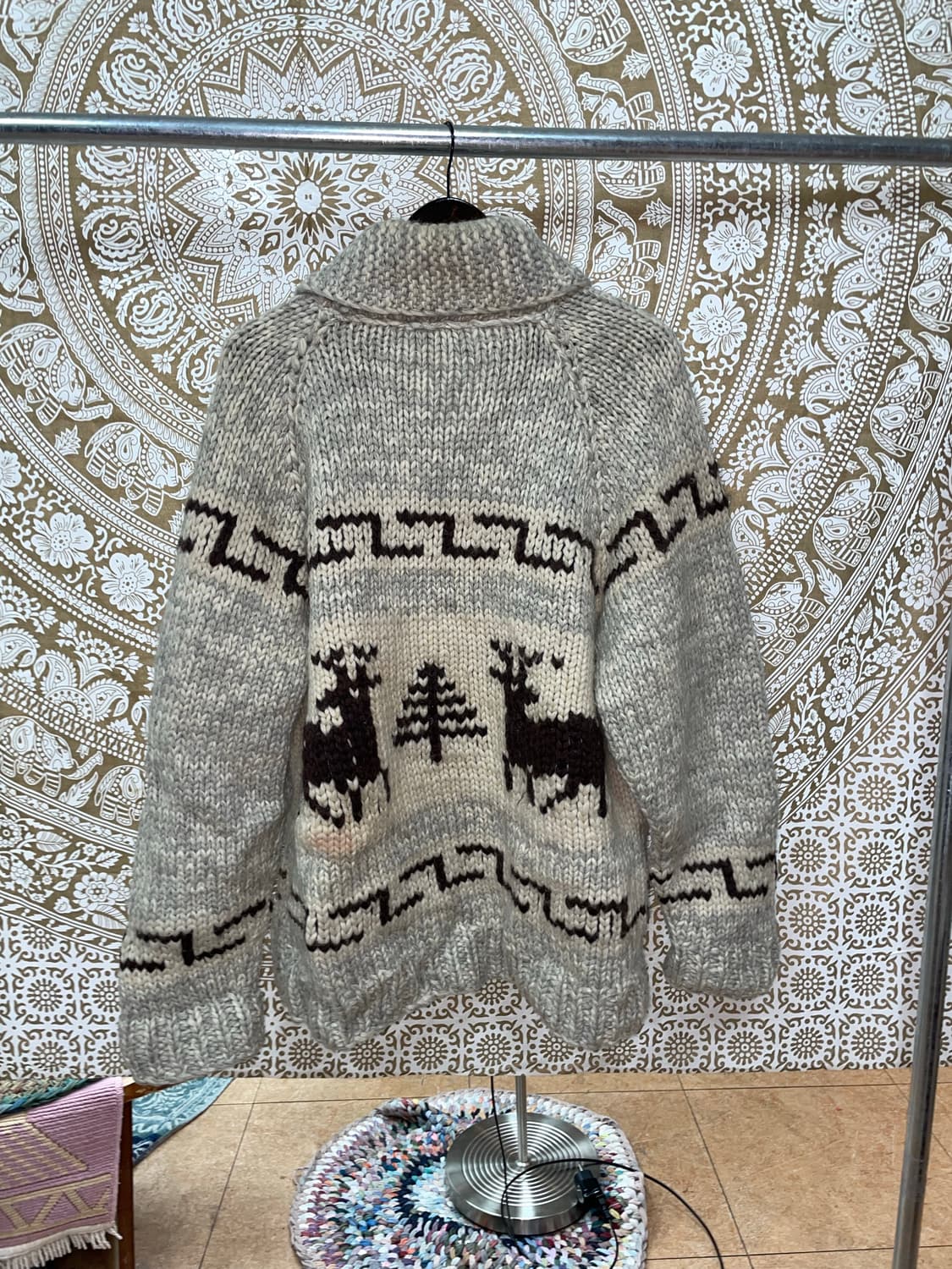 Kanata 코위찬 숄카라 니트 집업 자켓  상품이미지6