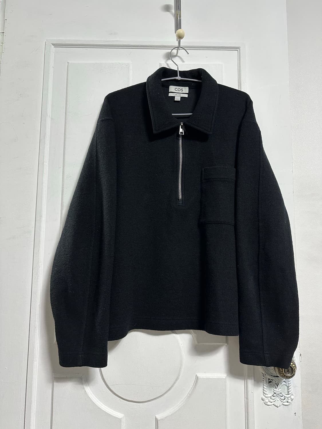 코스 COS 울 하프집업 폴로 상품이미지1