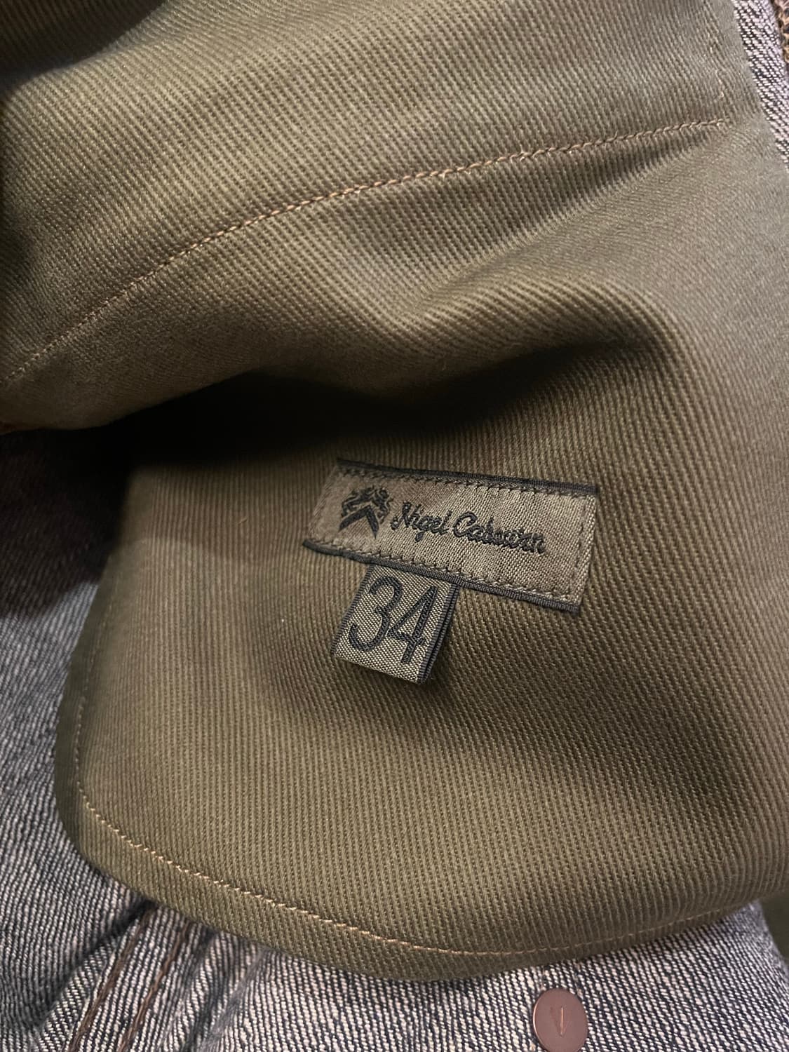 나이젤카본 레일맨 데님 34 새제품 상품이미지9