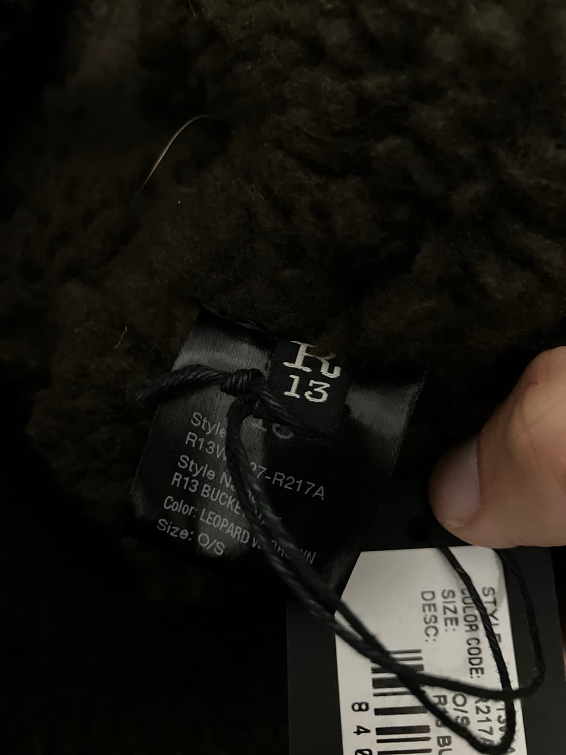 R13 leopard bucket hat 버킷햇 상품이미지3