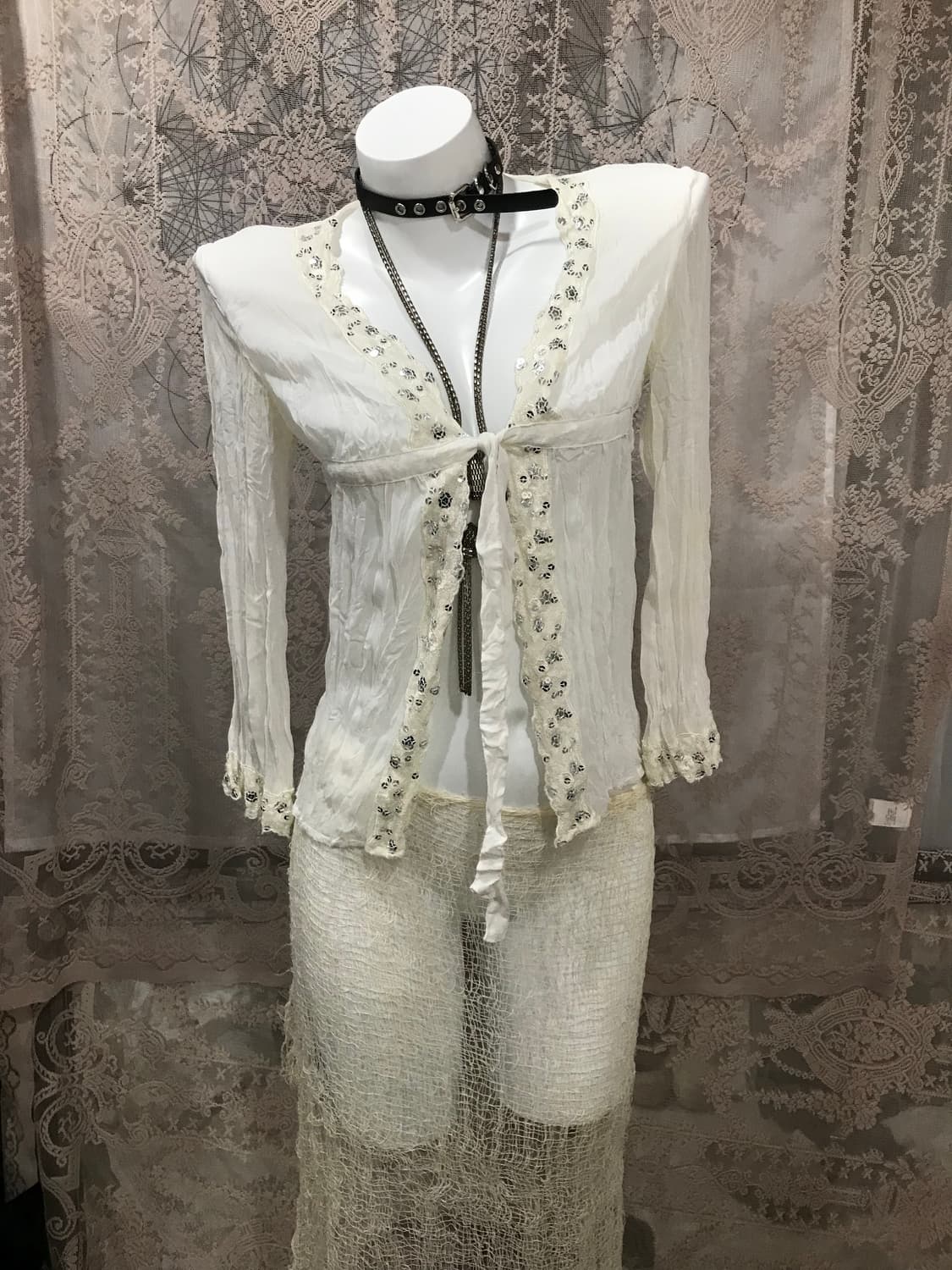 빈티지 시스루 가디건  상품이미지2