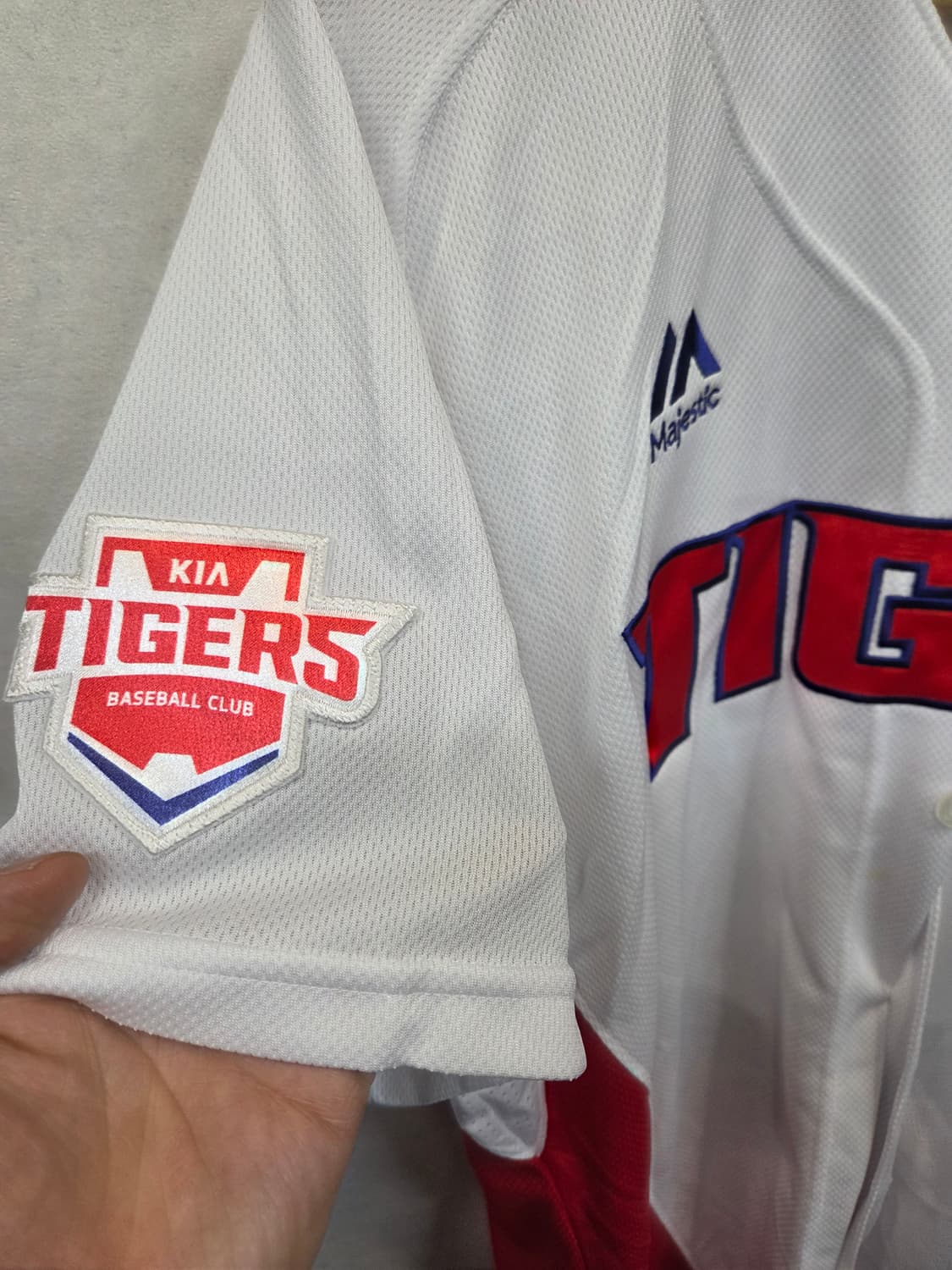 기아타이거즈 마제스틱 안치홍 마킹 유니폼 져지반팔 xl 상품이미지6