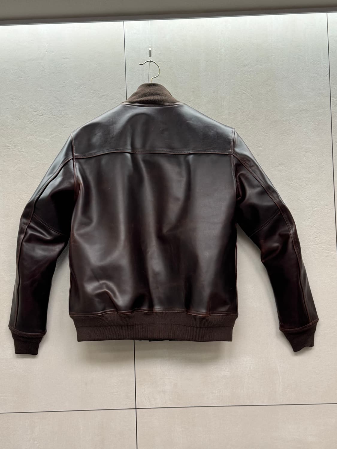 A1 1.5mm 차심 말가죽 가죽자켓 상품이미지2