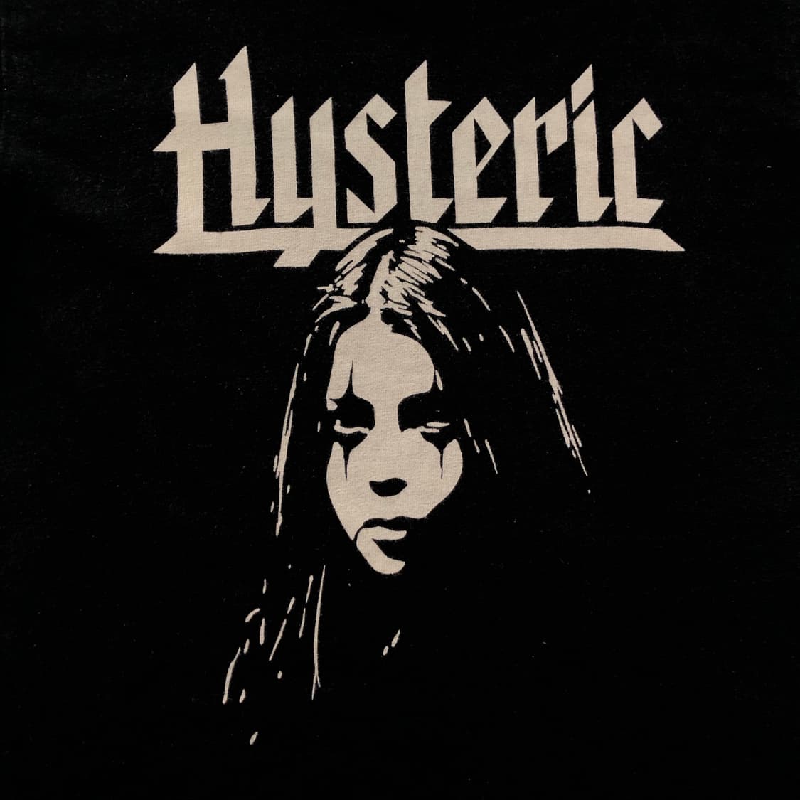2000‘s HYSTERIC GLAMOUR 걸 프린팅 고딕 반팔티 상품이미지2