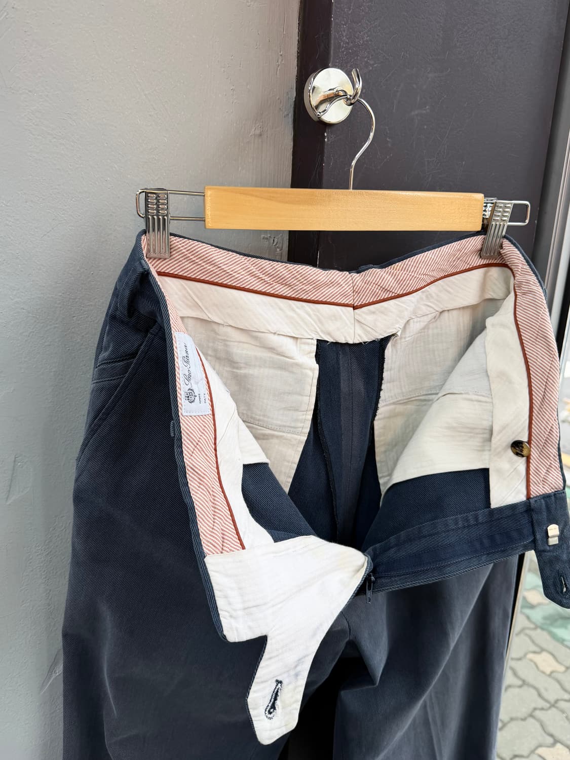 50/ 로로피아나 가먼트다이드 해비코튼 팬츠 상품이미지6