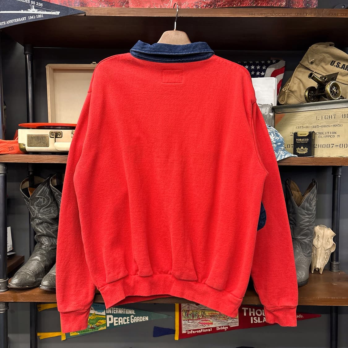 90s 오리지널 USA EMT 디페인더 워크 반집업 스웻셔츠 N1224 상품이미지2