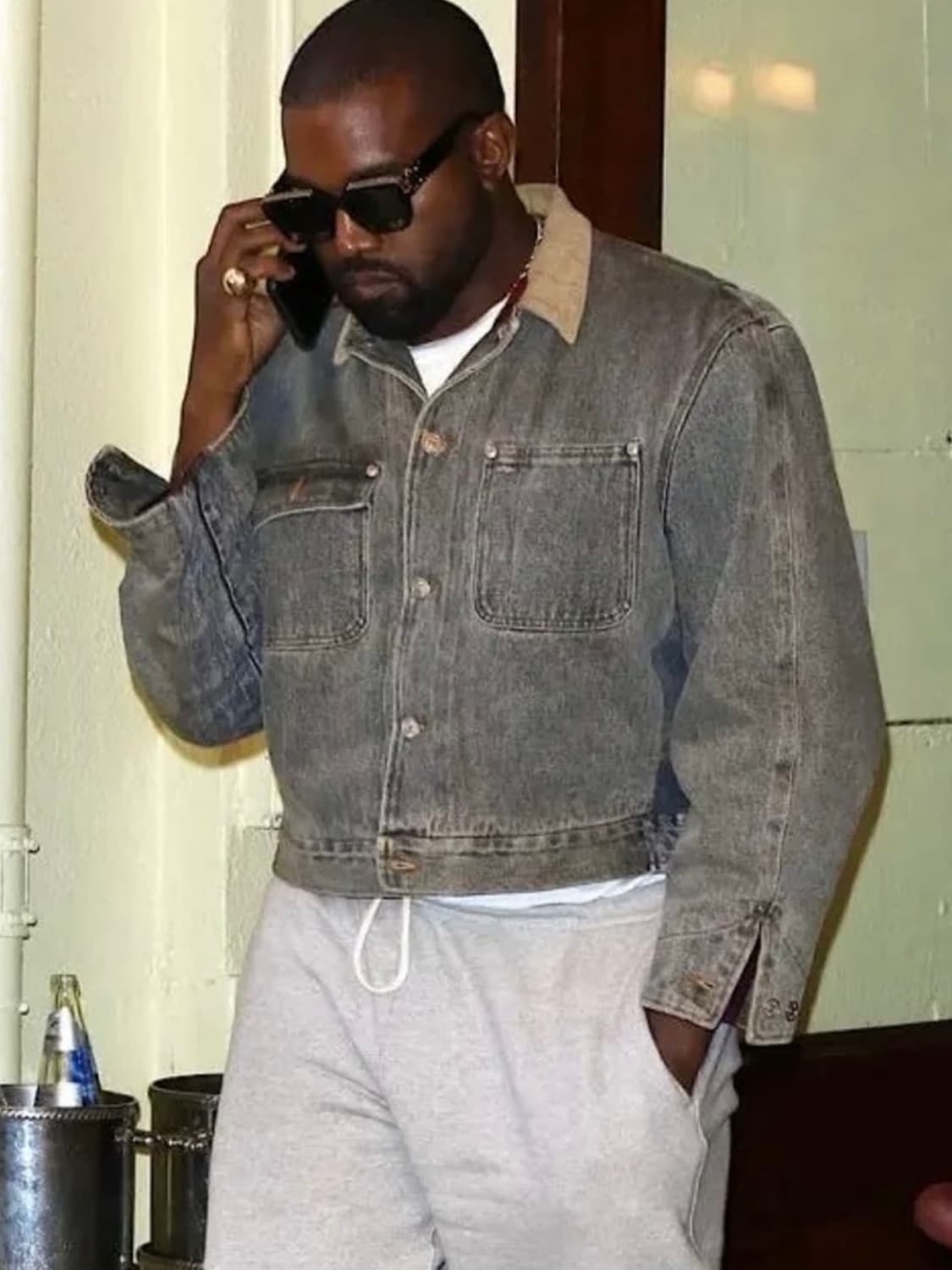 🇺🇸 90s 폴로 덩가리 데님 자켓 블랙 상품이미지2