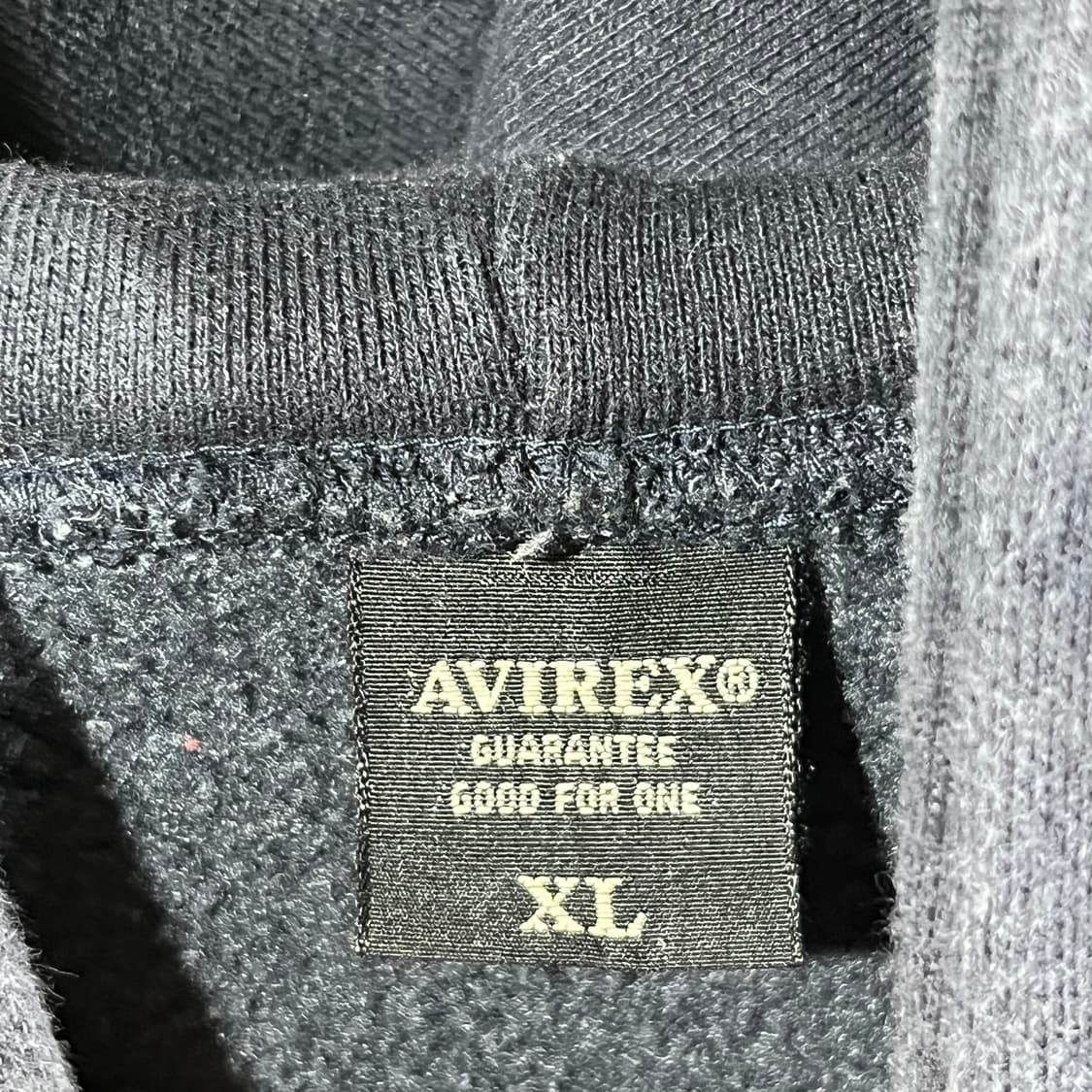 [Avirex] 아비렉스 로고 후드티셔츠 상품이미지5