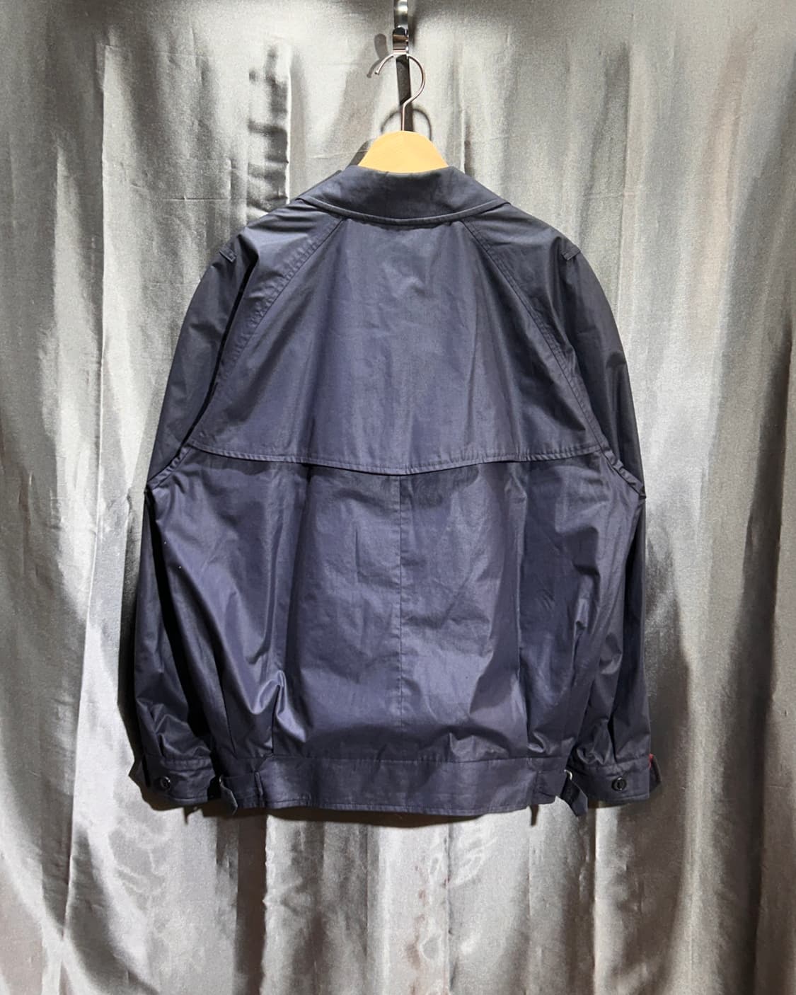 M 버버리 노바체크 네이비 코튼 싱글 자켓 상품이미지3