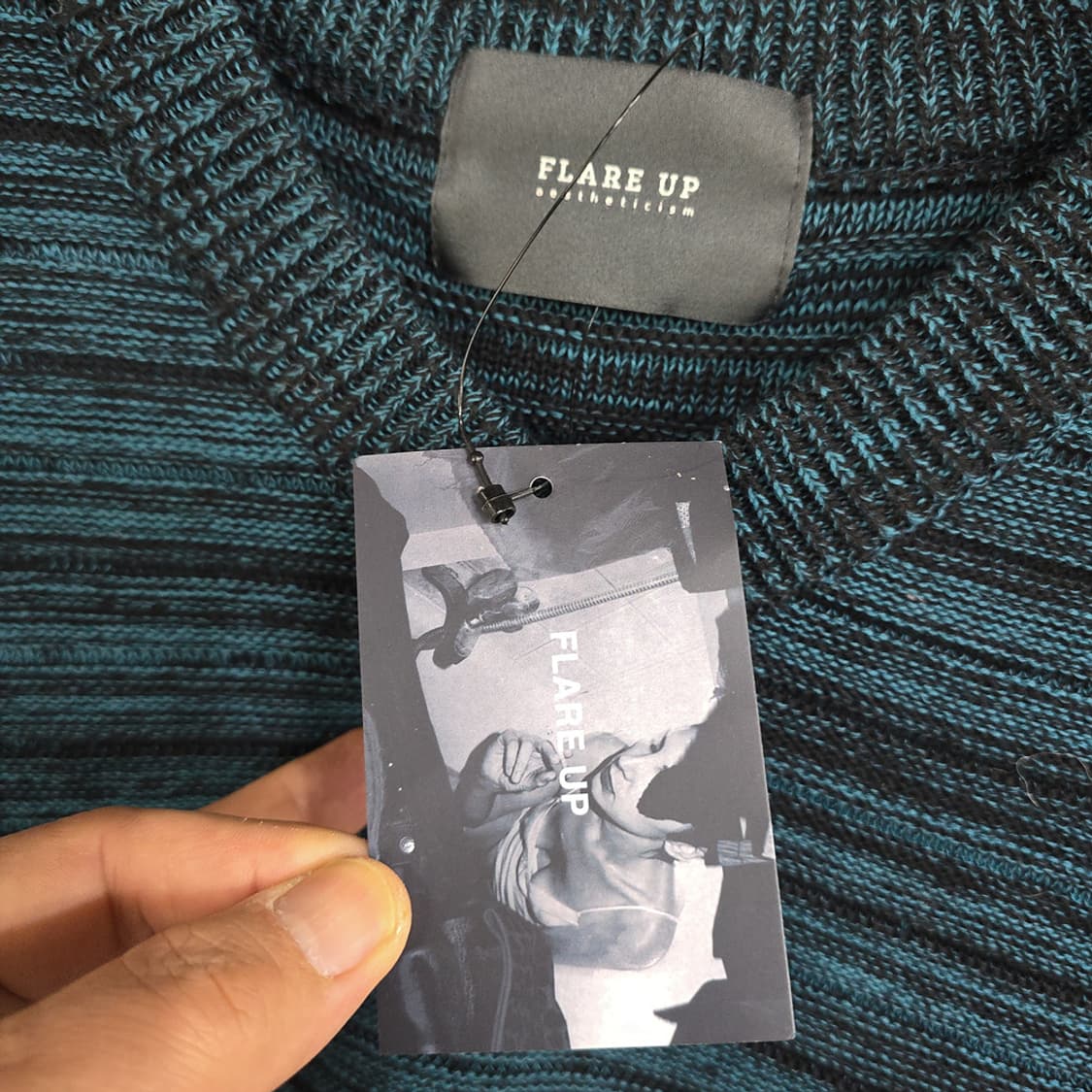 새제품)플레어업(FLARE UP) 니트 베스트 코튼100% 레이어드 1 상품이미지6