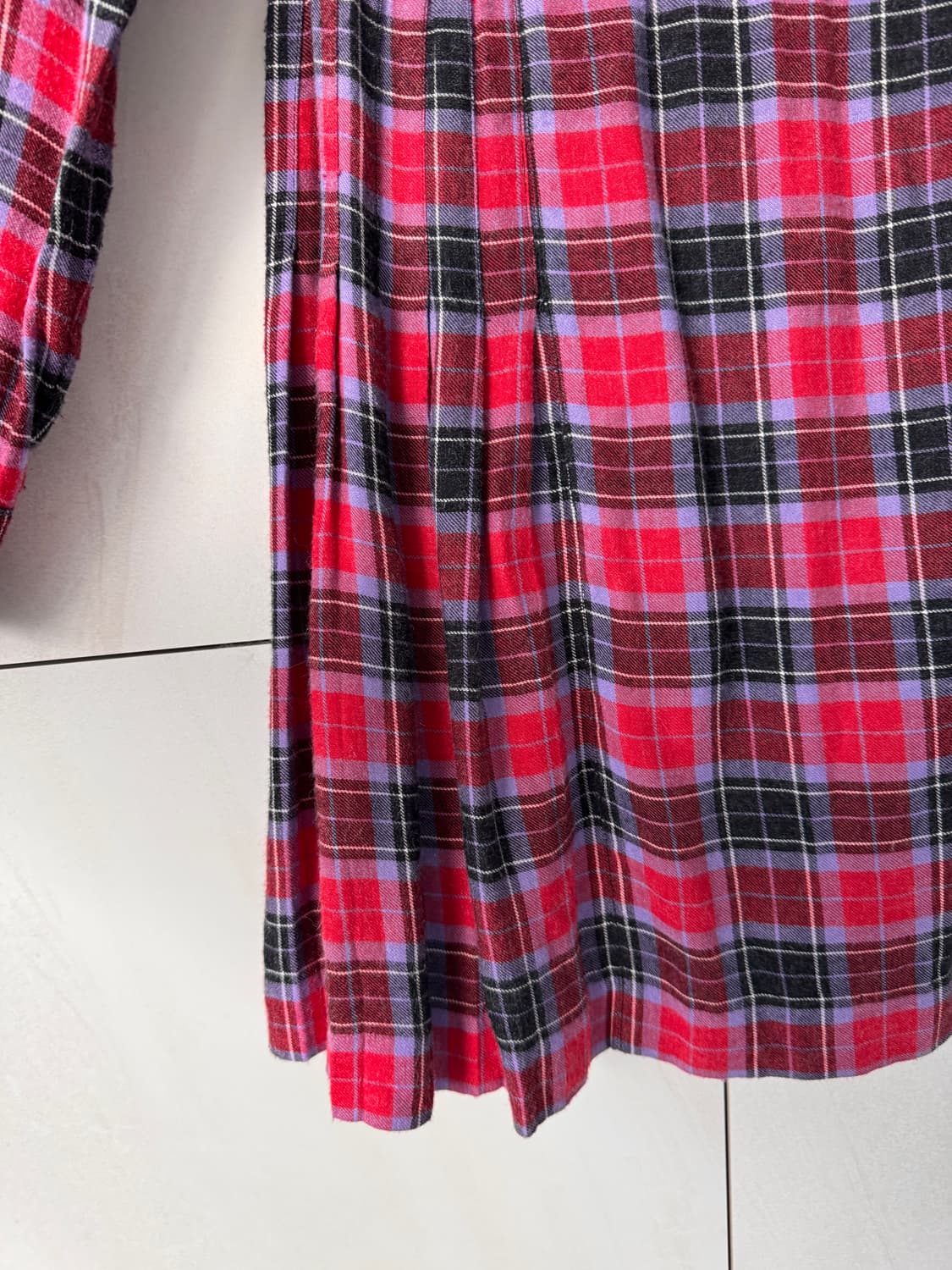 새상품 컨디션 Opening Ceremony 체크 셔츠 원피스6(55사이 상품이미지4