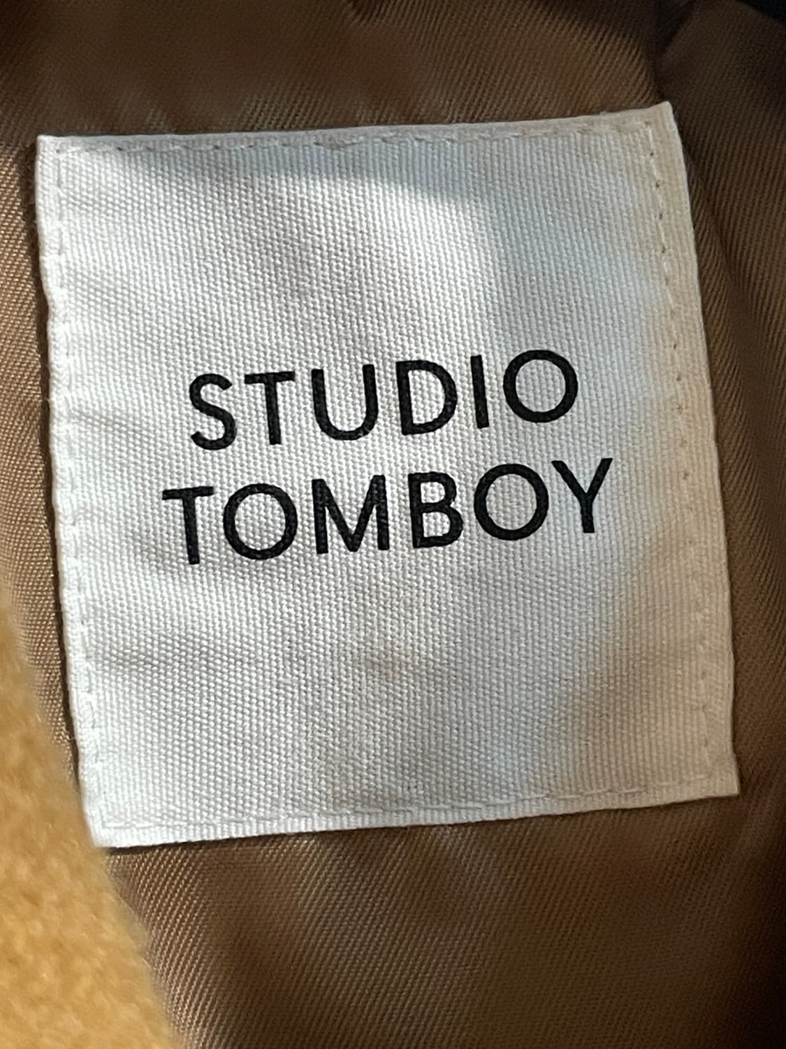 스튜디오 톰보이 배색 울 블루종 자켓 상품이미지3