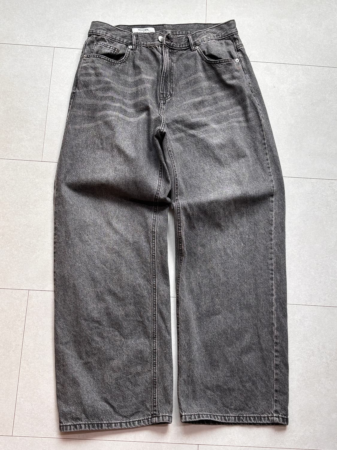 흔치 않은 브라운 차콜 워싱 데님팬츠  상품이미지7