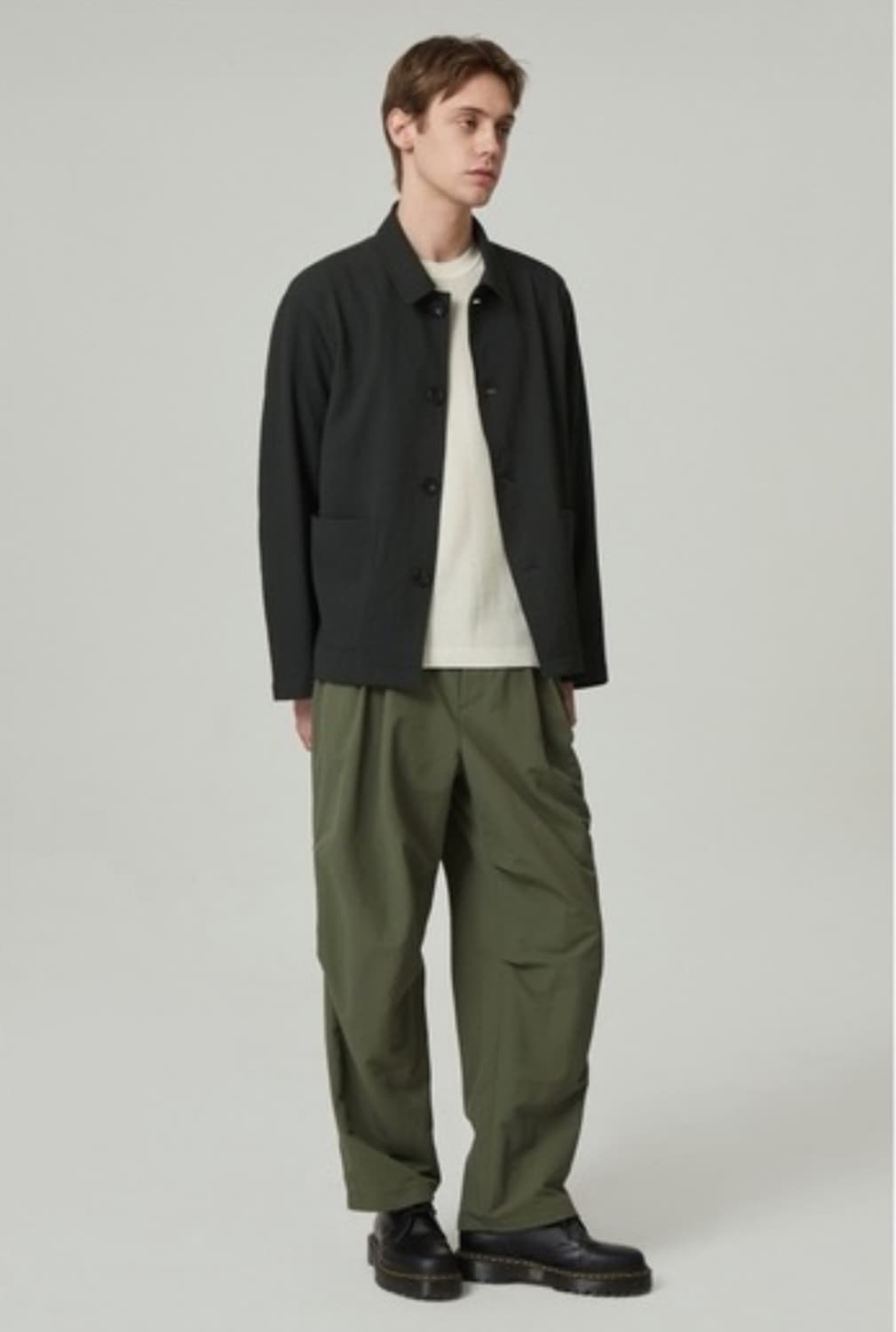 커스텀멜로우 24ss 시어서커 워크 자켓 팝니다 상품이미지4