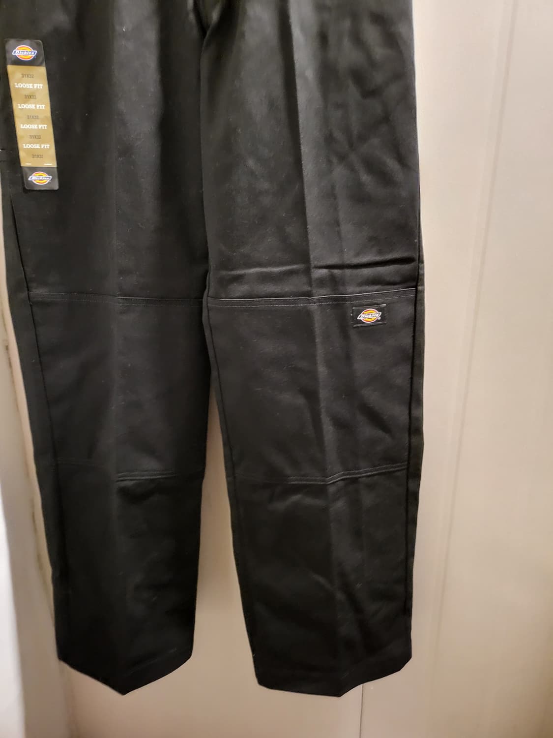 [31인치]디키즈 더블니 워크 팬츠 블랙 새상품 상품이미지3