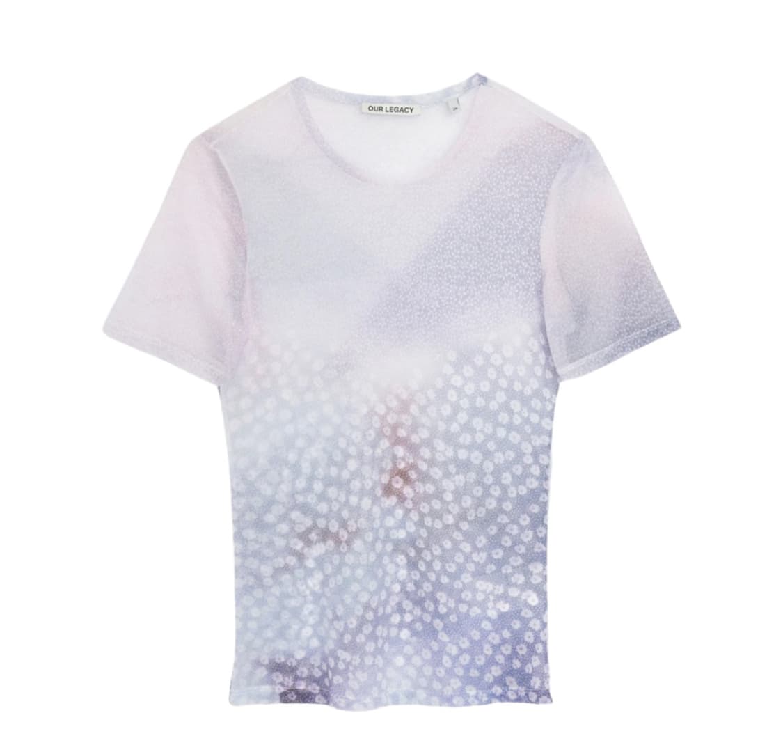 아워레가시 슈퍼 슬림 티셔츠 라이트 플라워 프린트 상품이미지2