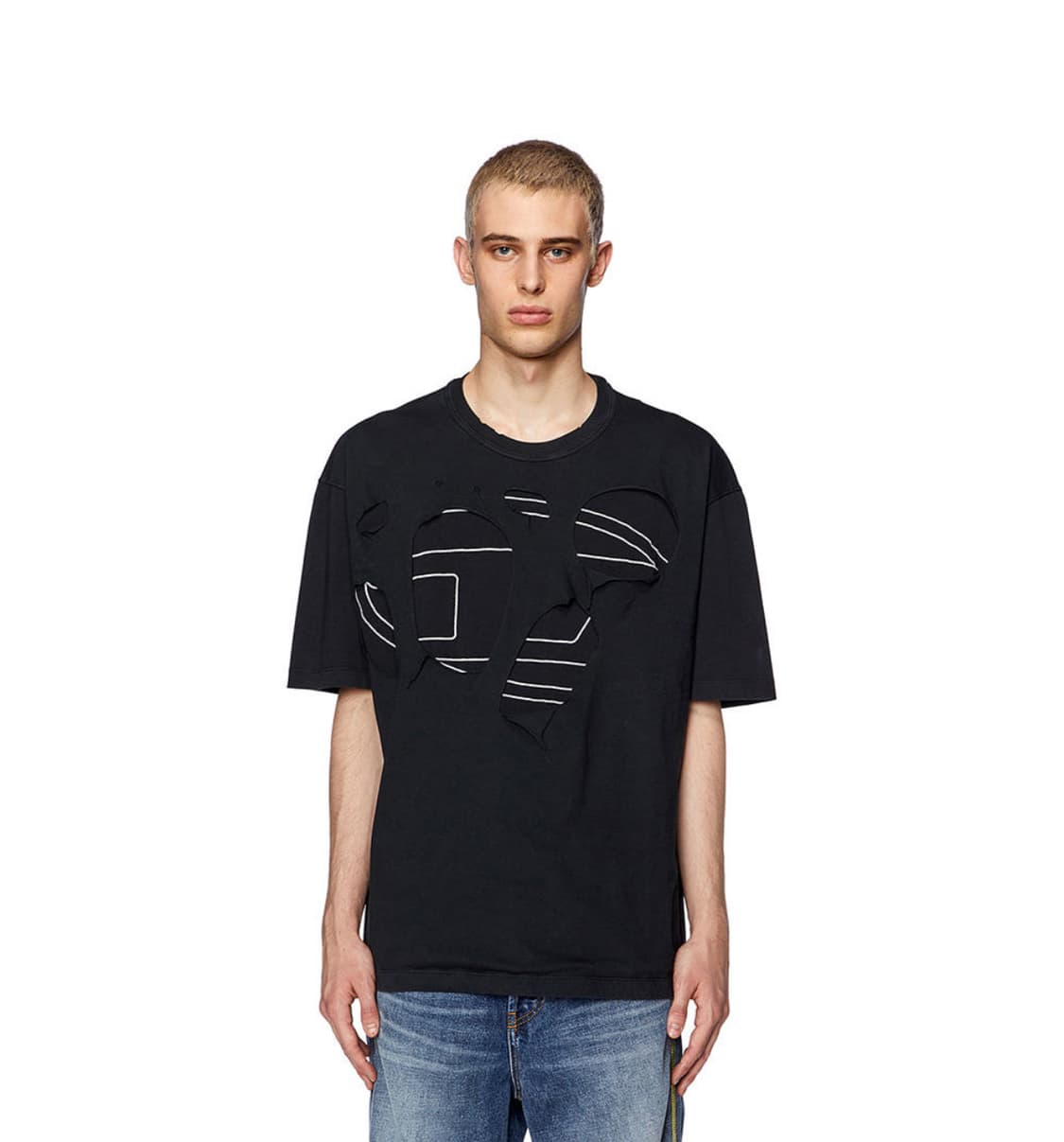 디젤 레이어드 반팔 티셔츠 L 상품이미지1