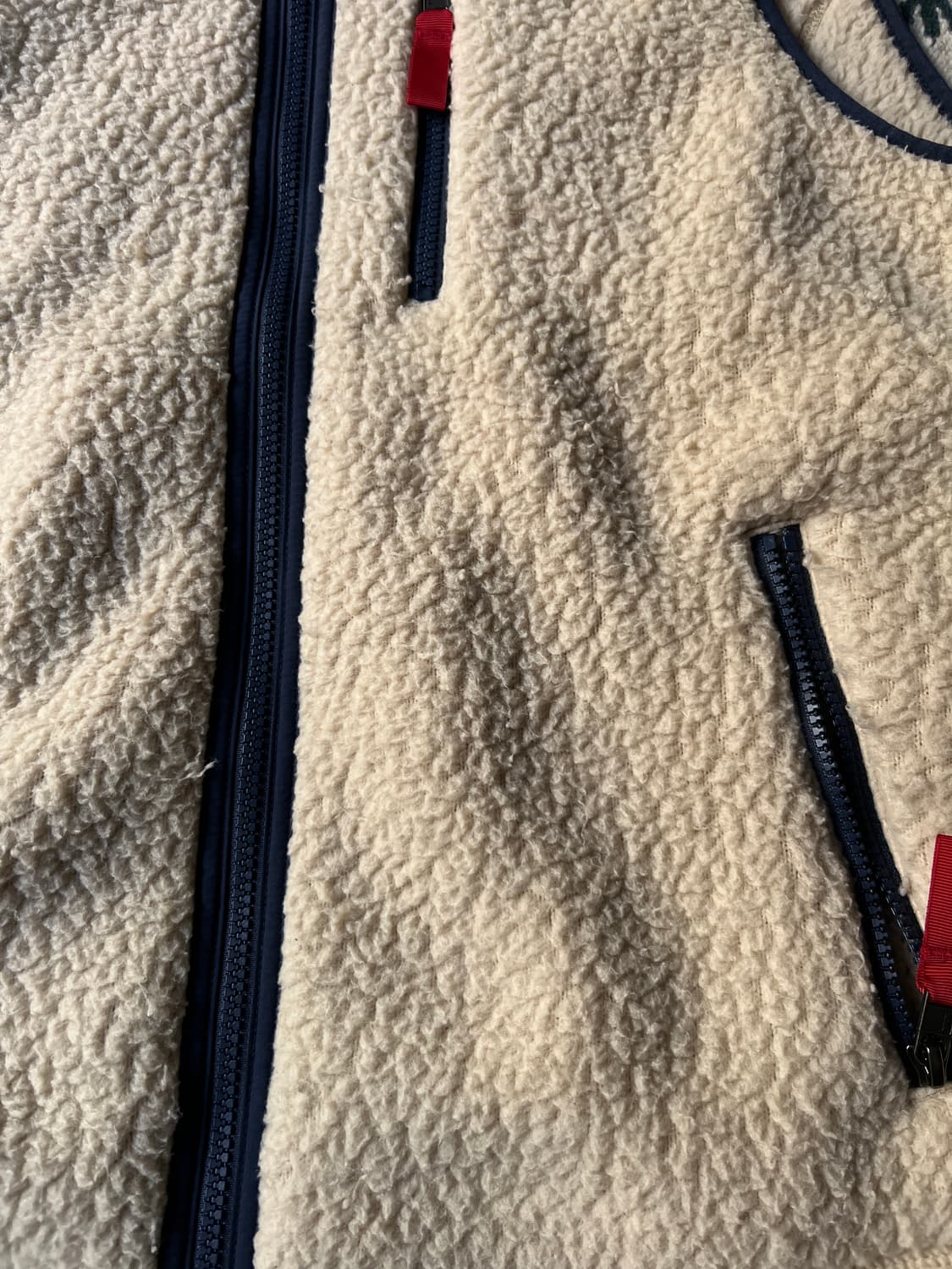 [M]파타고니아 레트로 화이트 플리스 베스트 상품이미지6