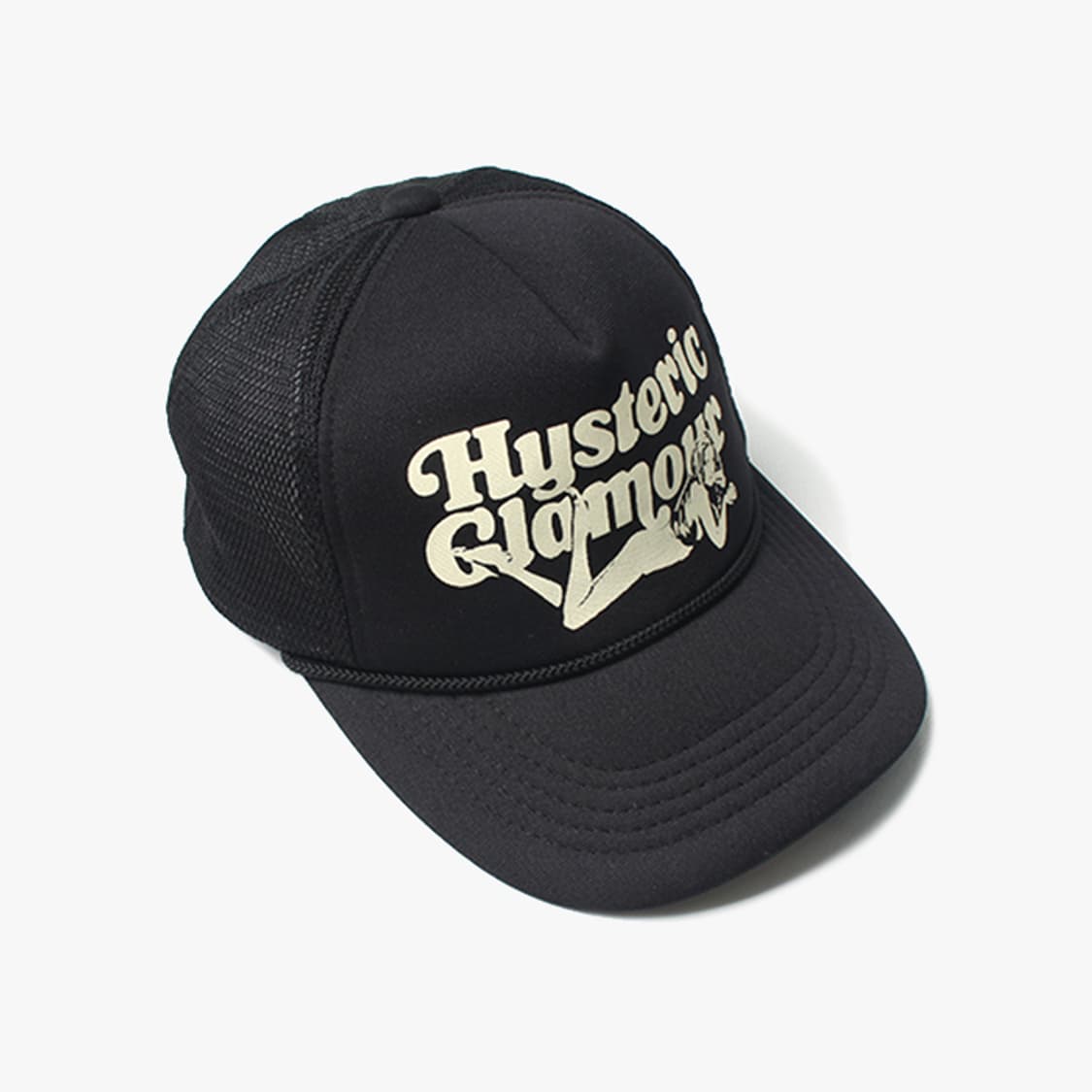  HYSTERIC GLAMOUR "Black Mesh Cap" 상품이미지1