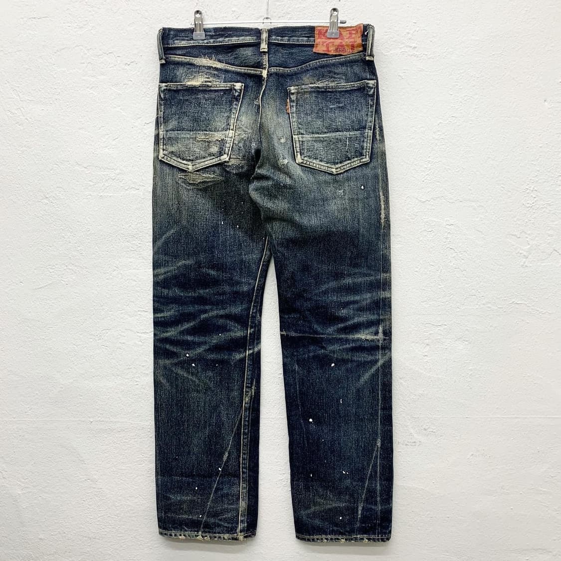 캐피탈 진청 디스트레스 워시드 데님팬츠  상품이미지3