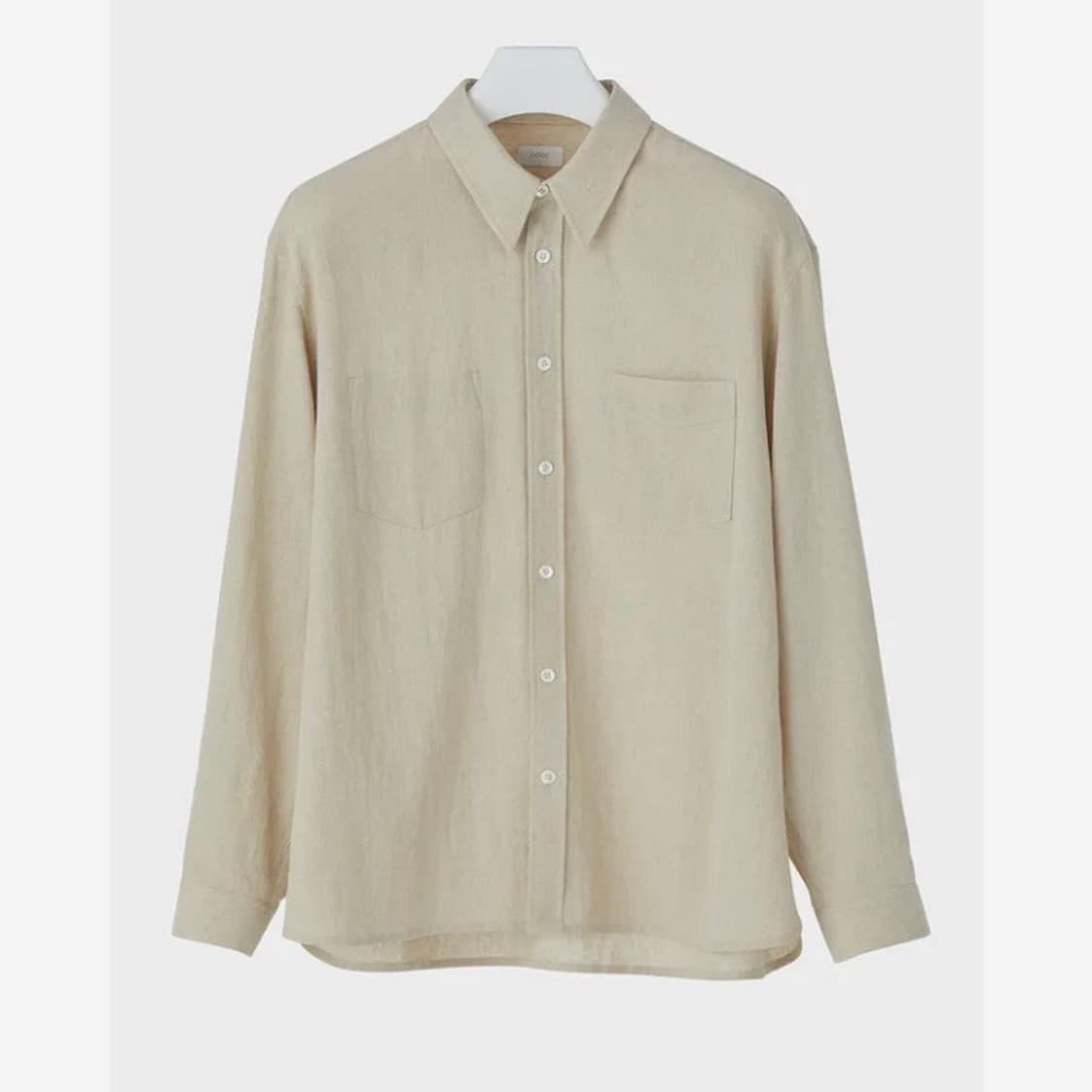 COOR 쿠어 세미 오버핏 린넨 셔츠 S사이즈 상품이미지2