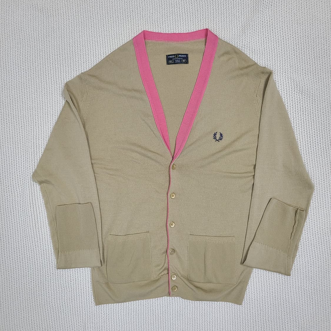 Fred Perry 램스울 가디건 상품이미지1