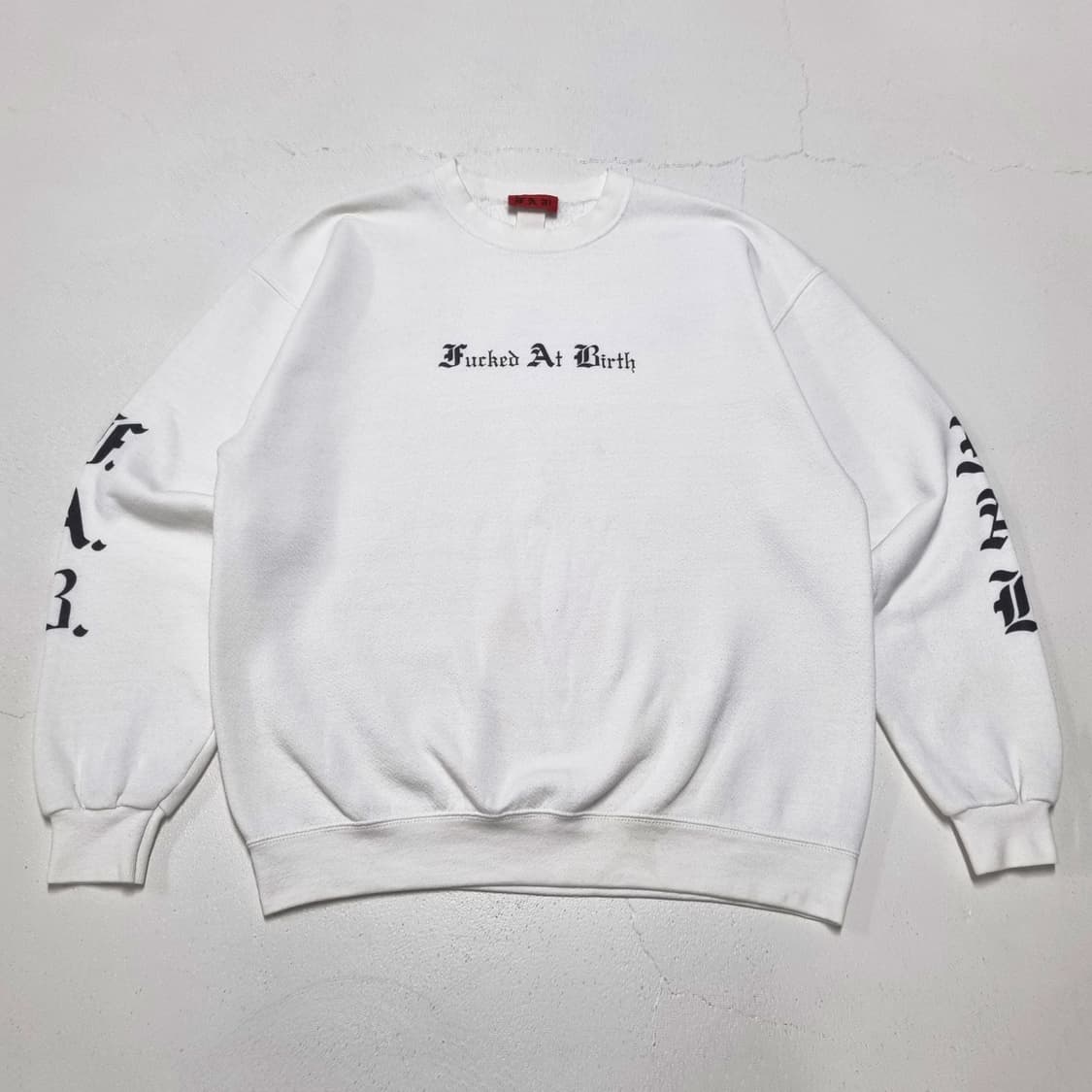 90S F.A.B 고딕 레터링 맨투맨 - M 상품이미지2