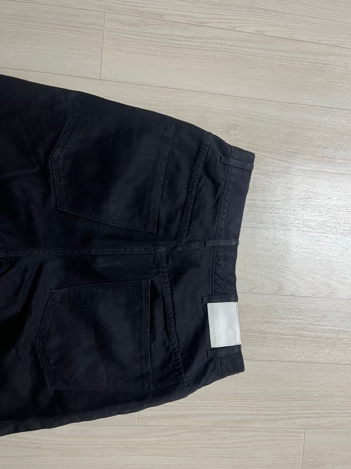 [HGBB STUDIO] YUPIK DENIM JEANS (BLACK) 상품이미지6