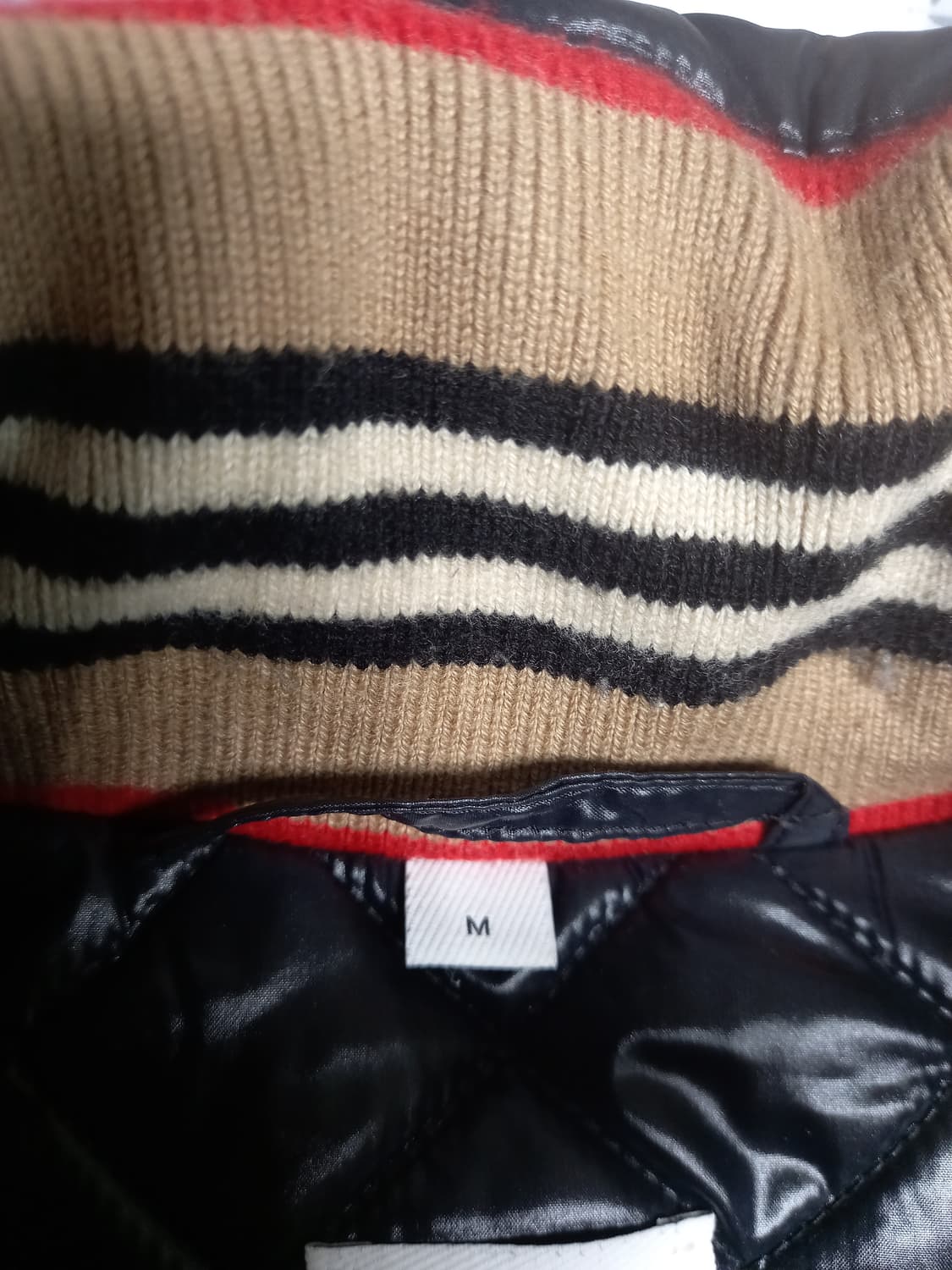(정품)버버리 블랙 패딩  M(실용55~66)    상품이미지4