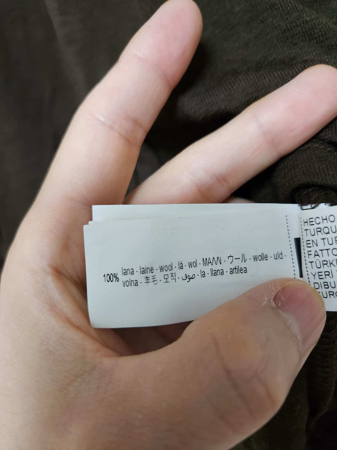 자라 나누시카 울100% 헨리넥 상품이미지5